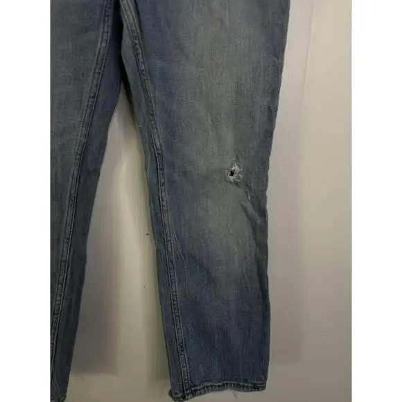 Abercrombie Fitch Jeans Womens 2 Short Ultra High Rise Mom Jeans Light Wash - Picture 5 of 10